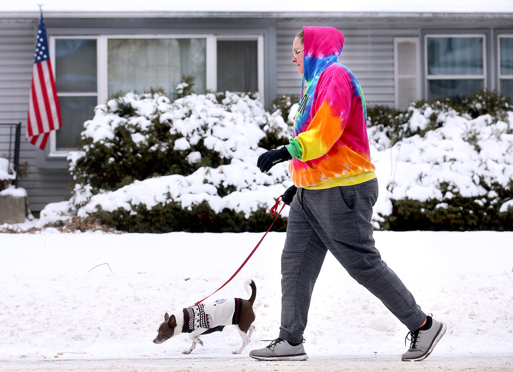 Taking a winter walk